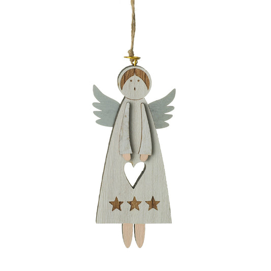 Hanging Wooden Angel