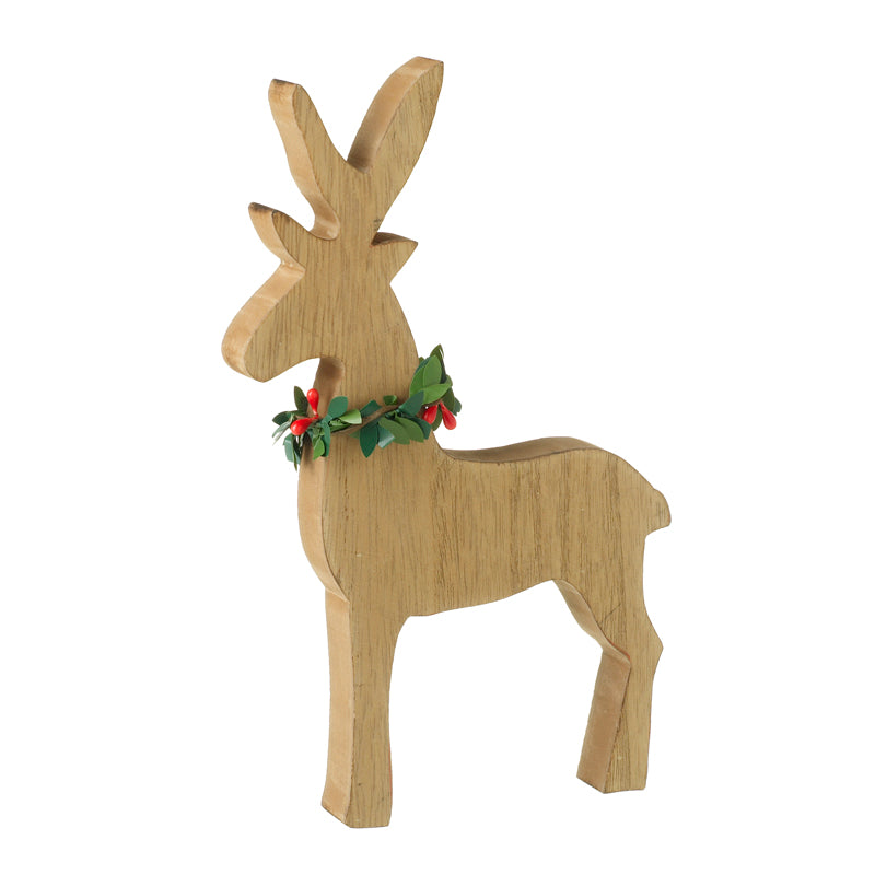 Large Wooden Deer
