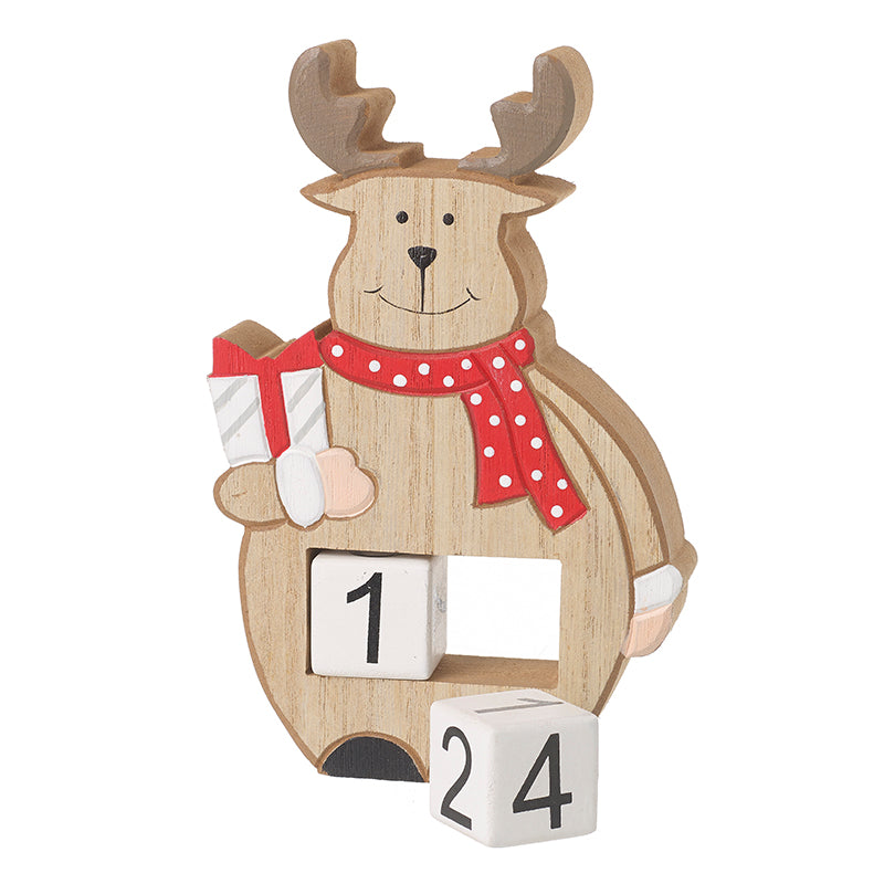 Reindeer Countdown Blocks Advent