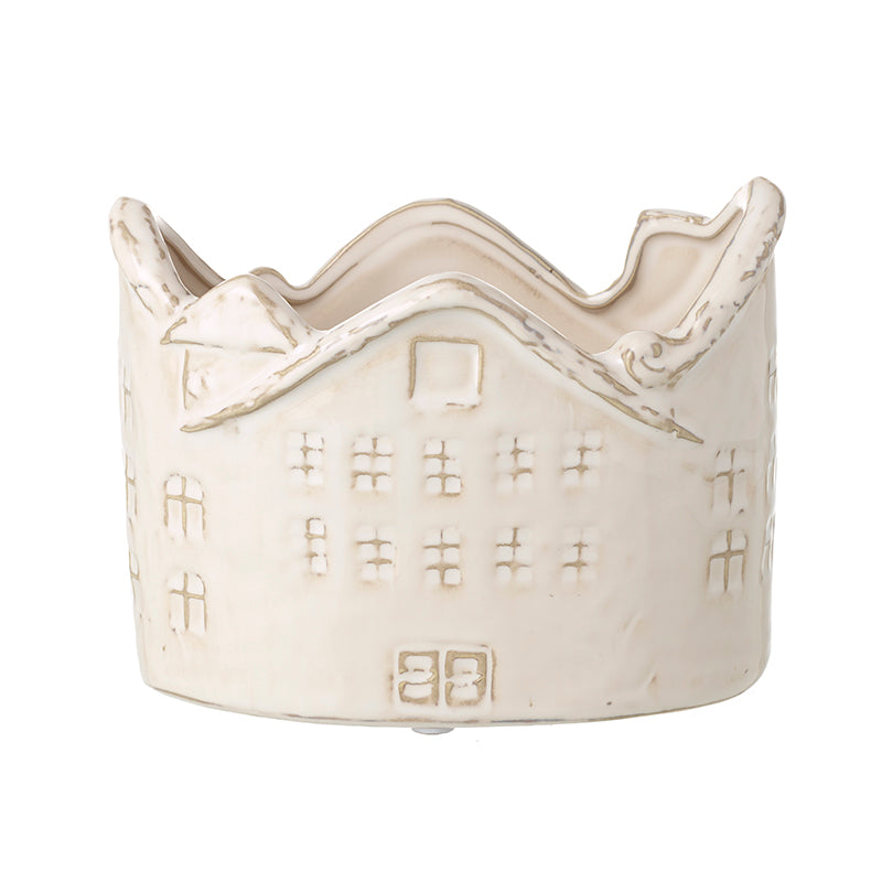 Wide House Design Pot